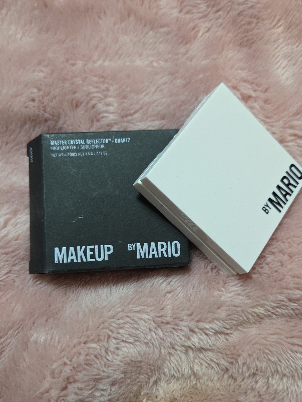 Makeup By Mario Quartz Highlighter Duo - White & Black Packaging
